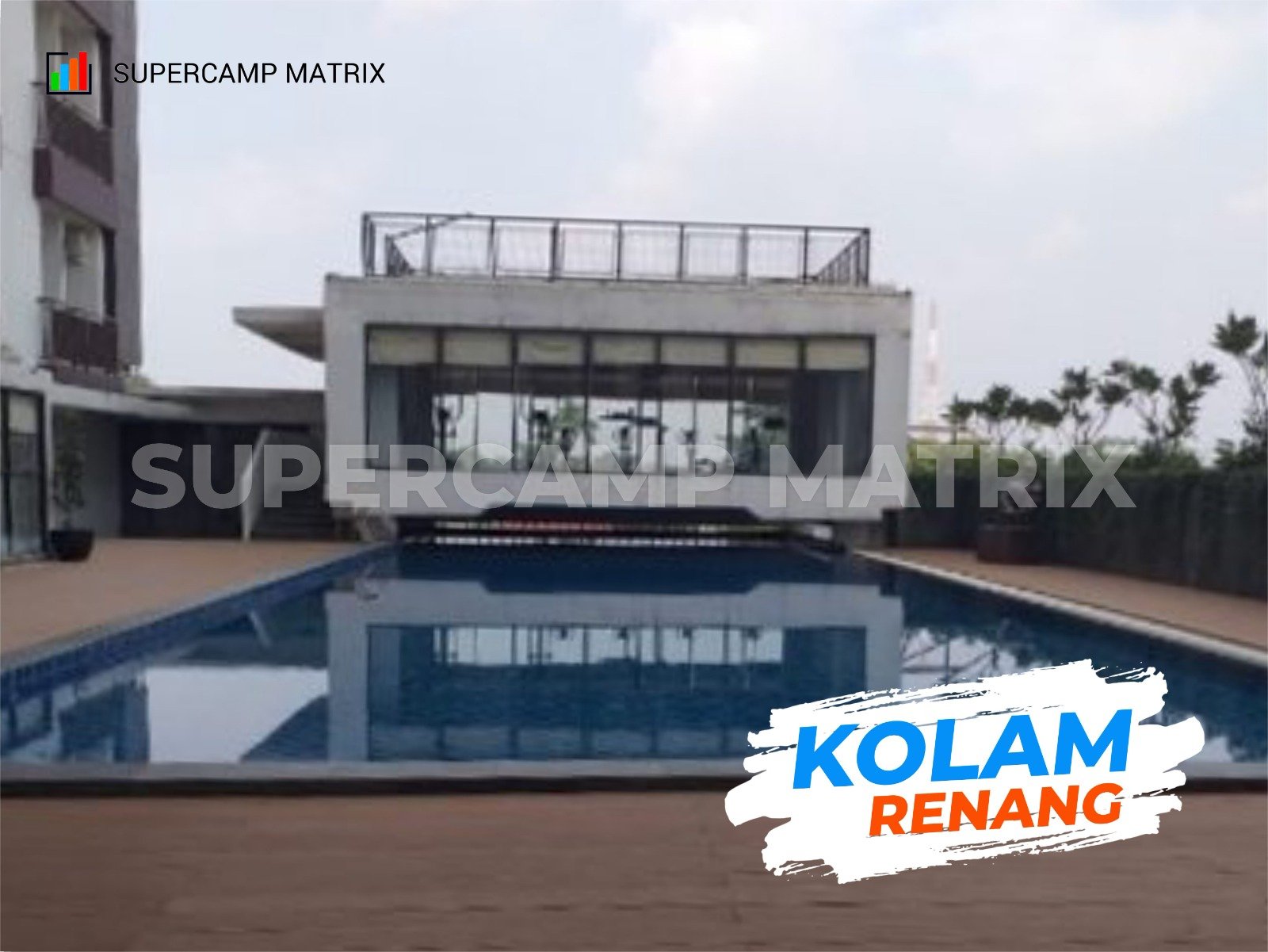 Fasilitas penginapan peserta Supercamp untuk persiapan UTBK dan SNBT