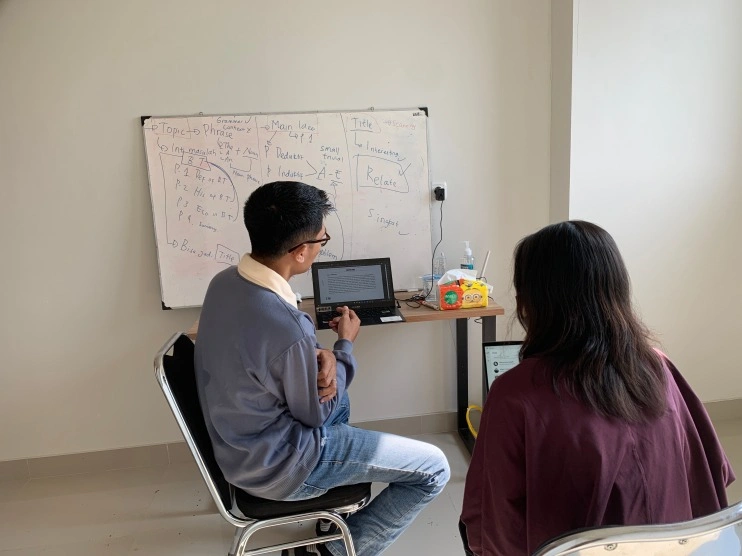 Kegiatan belajar karantina one on one Supercamp UTBK SNBT