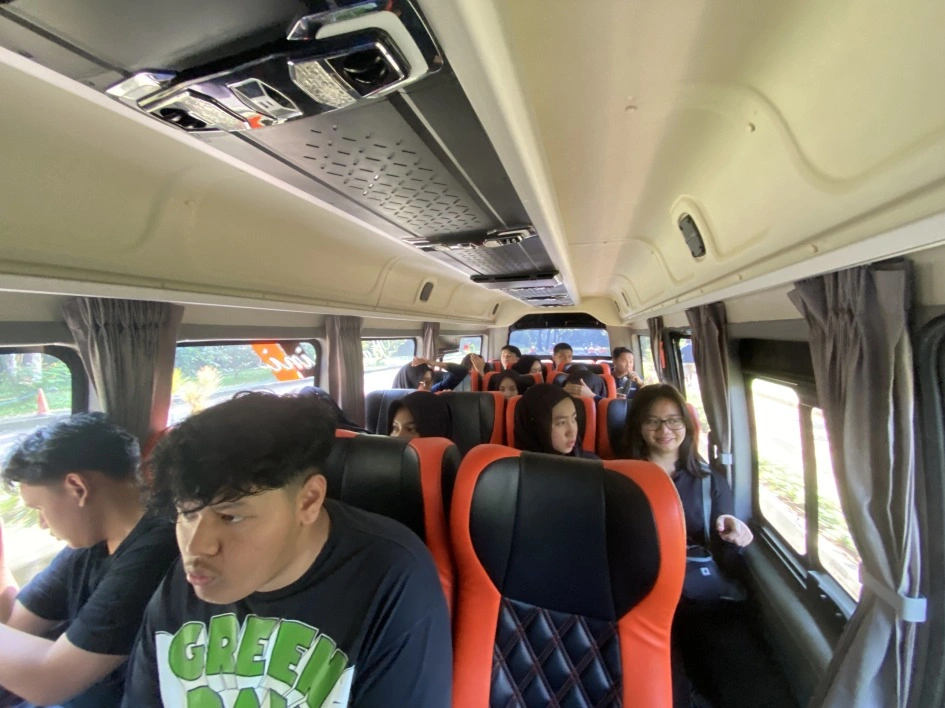 Perjalanan menuju kampus siswa Supercamp UTBK SNBT