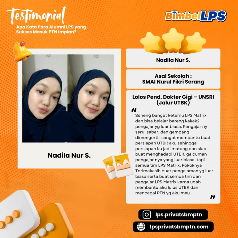 Testimoni siswa Supercamp lolos UTBK SNBT dan masuk PTN favorit - slide 1